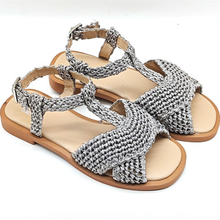 【特价清】外贸烫钻芭蕾跳舞童鞋女童魔术贴学生爱莎迪士尼公主鞋