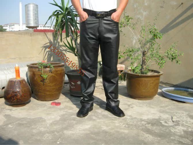 Pantalon cuir homme en vrac pour jeunesse - Ref 1491260 Image 4