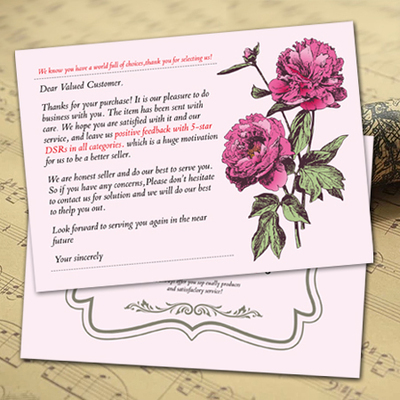 英文外贸售后亚马逊感谢信