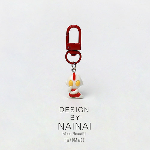 个性奥特曼怪兽系列钥匙扣卡通挂件日常车载小挂件百搭配饰挂饰品