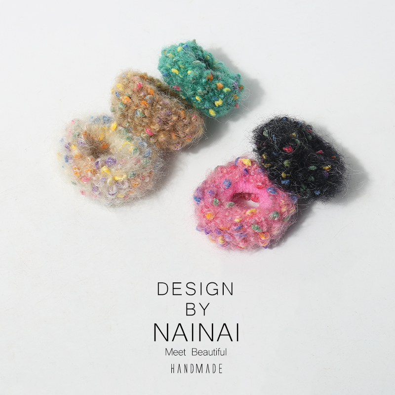 奈奈大小姐韩系甜甜圈发圈