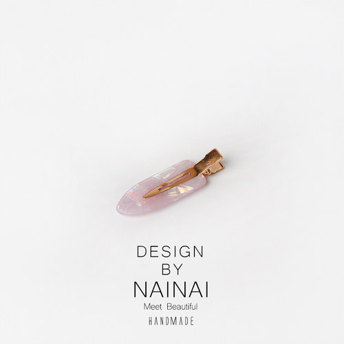 韩系梦幻彩色无痕发夹日常化妆洗脸刘海夹发卡渐变夹子网红发饰