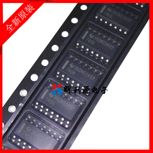 SN7406D SN7406DR 7406 贴片SOP14 线路驱动器缓冲器 原装全新