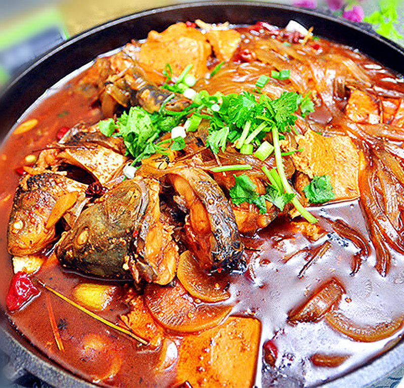 小厨倪东北铁锅炖鱼酱料灶台地锅柴火调料鱼头泡饼5袋750g包邮