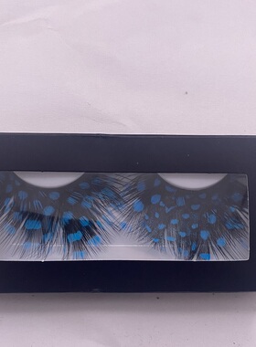 厂家直销羽毛款夸张芭蕾舞假睫毛化妆舞会/派对艺校专用羽毛YM39