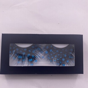 厂家直销羽毛款夸张芭蕾舞假睫毛化妆舞会/派对艺校专用羽毛YM39