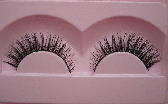 高档手摆纯手工眼尾加长加密浓密自然裸妆纤长款假睫毛 型号GD03