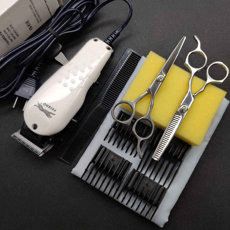 超霸牌发廊带线理发器插电式大功率成人818电推剪电源式剃头刀