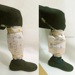 绑腿引流袋 固定 行走接尿袋  urine leg bag 小号引流袋