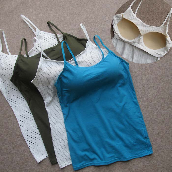 莱卡棉吸汗跑步运动风吊带背心