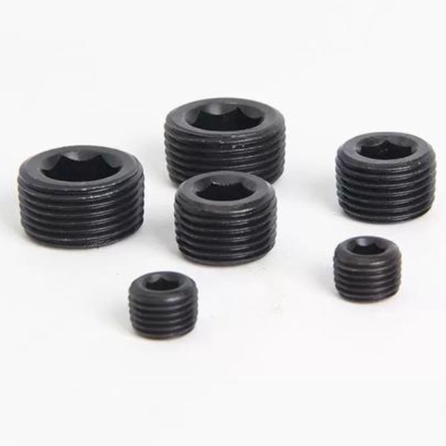 JB/ZQ4446内六角堵头螺丝55英制锥度油塞 R1/8 Rc1/4 3/8 1/2 3/4