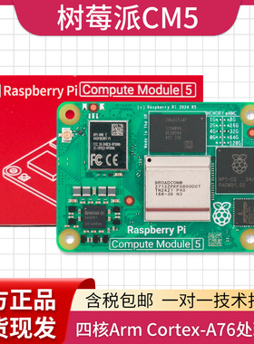 树莓派CM5核心板 官方Computer Module 5 IO  raspberry Pi cm5