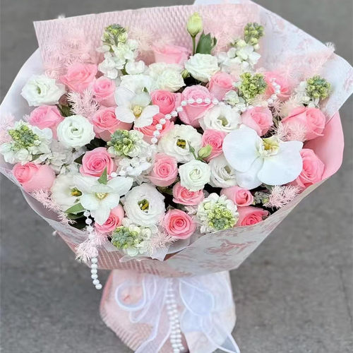 杭州同城玫瑰花束速递上门生日