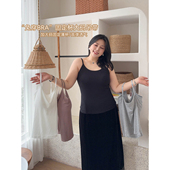 四季 VOGANA戛纳家大码 女装 内搭王纯欲防走光固定杯胸垫背心吊带