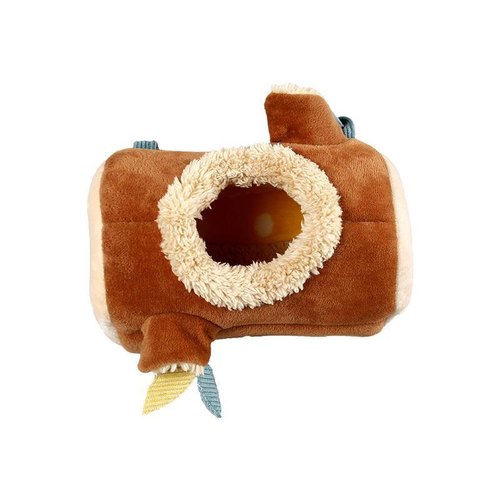 御宅猫冬天保暖树墩隧道绒布内窝龙猫松鼠小蜜豚鼠刺猬可用