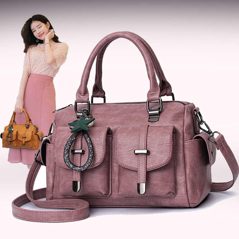 新款时尚手提包韩版软皮