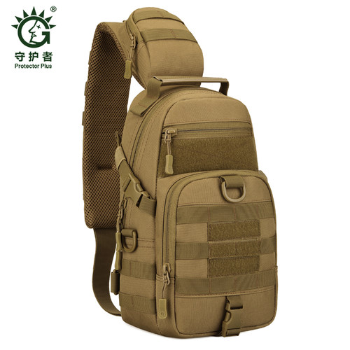 守护者胸包男帆布休闲户外