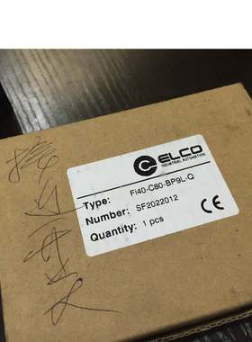 ELCO  Fi40-C80-BP9L-Q   全新现货就1个，我今天发货，源头库存