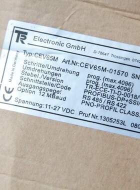 TR 编码器 CEV65M-01570   正品全新  库存就1个 直拍下午发