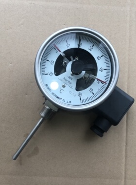 今天发BRIGHTY电接点温度压力表WSSF-DX413  -20~80 °C G1/2表盘