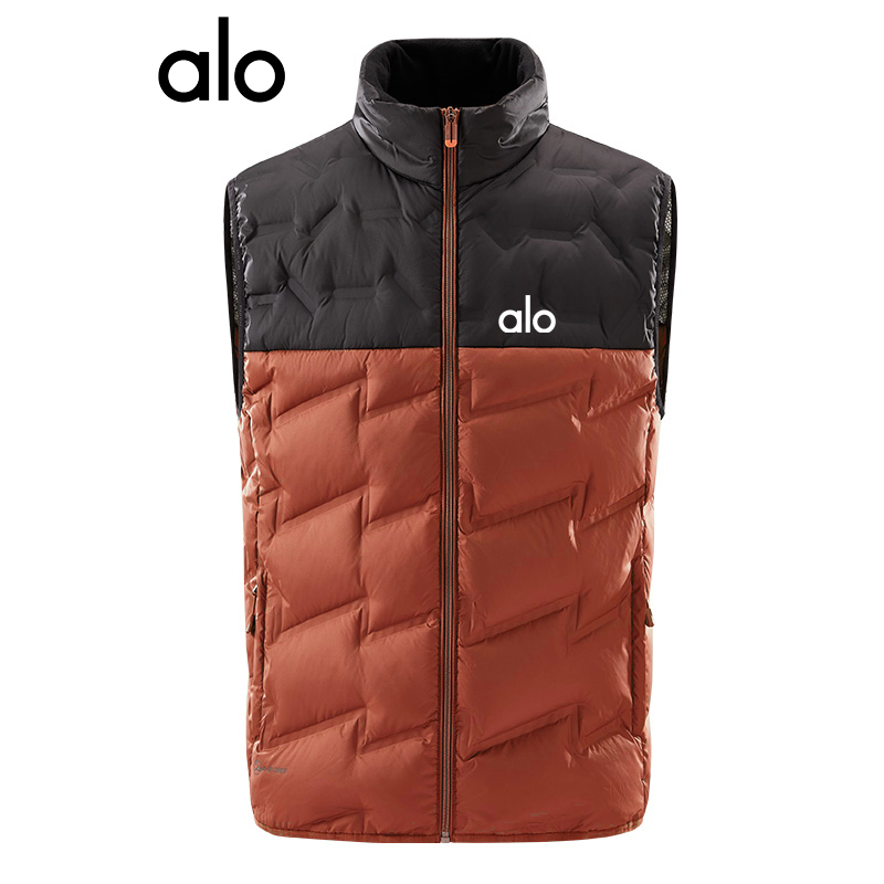 alo羽绒马甲男女白鸭绒坎肩背心石墨烯保暖外套休闲立领外穿内胆