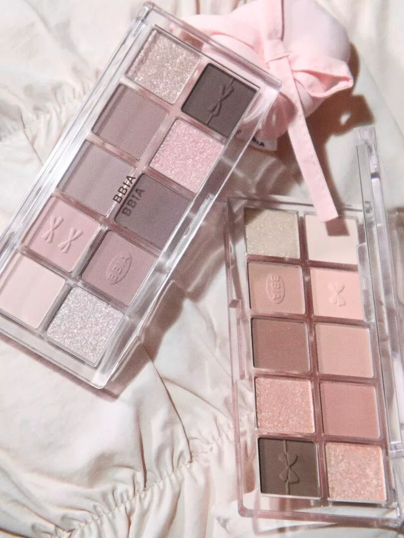 Южнокорейский BBIA Ten Eye Shadow Plate Ribbon Ballet Series 01/02 Fire Face Gray Powder Powder Gentle and Molly Pearl Light