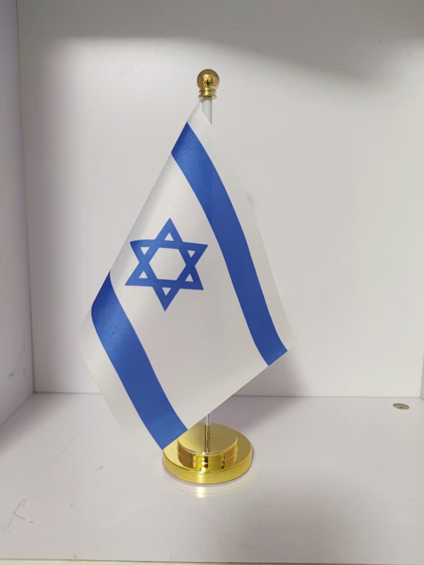 包邮以色列国旗摆件 以色列办公桌旗  以色列会议谈判旗