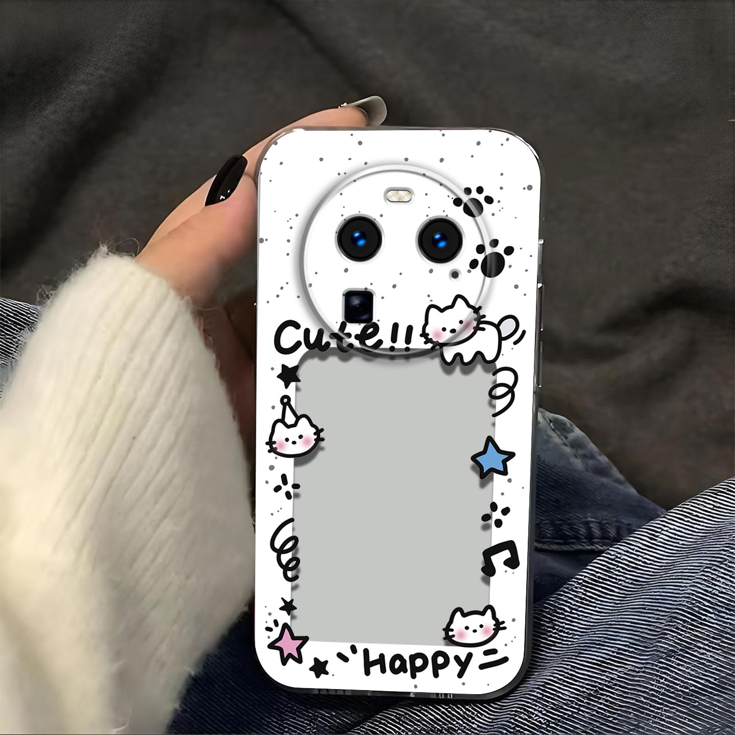 猫抓相框放照片适用OPPO Findx6手机壳Findx6pro镜头全包PGFM10防摔硅胶软壳高级感保护套PGEM10超薄小卡新款