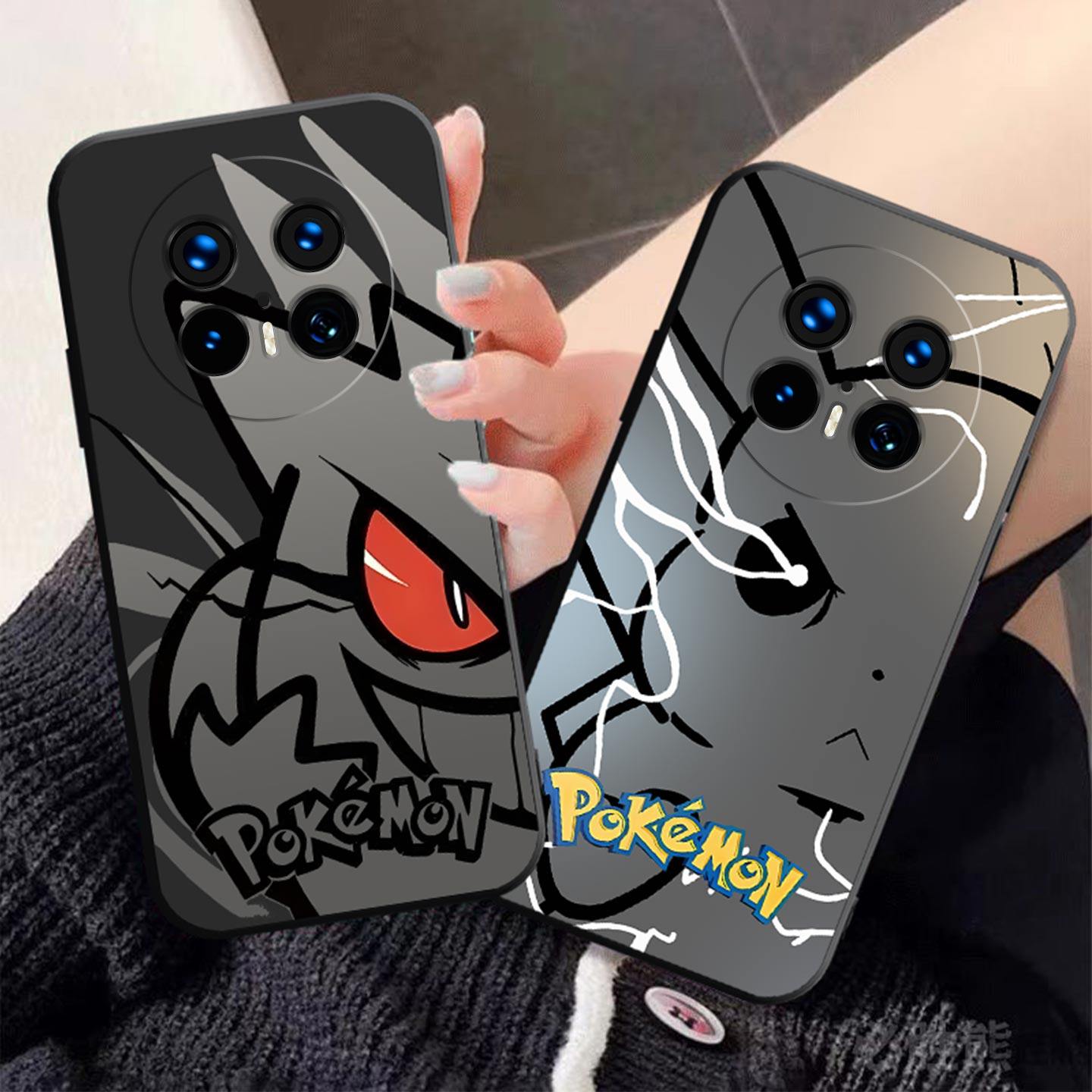 耿鬼适用华为Mate70手机壳mate70pro全包CLSAL30磨砂高级感耐脏防摔软壳PLRAL00皮卡丘PLA保护套创意男女新款