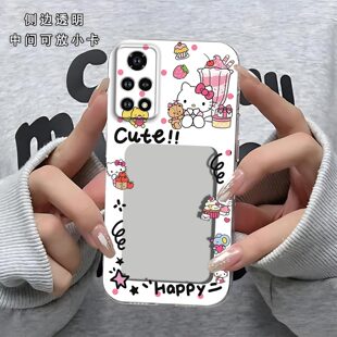 可爱KT猫相框可放照片适用红米K30s至尊纪念版 手机壳Redmi小米k30s镜头全包磨砂防摔软壳保护套直边小卡新款