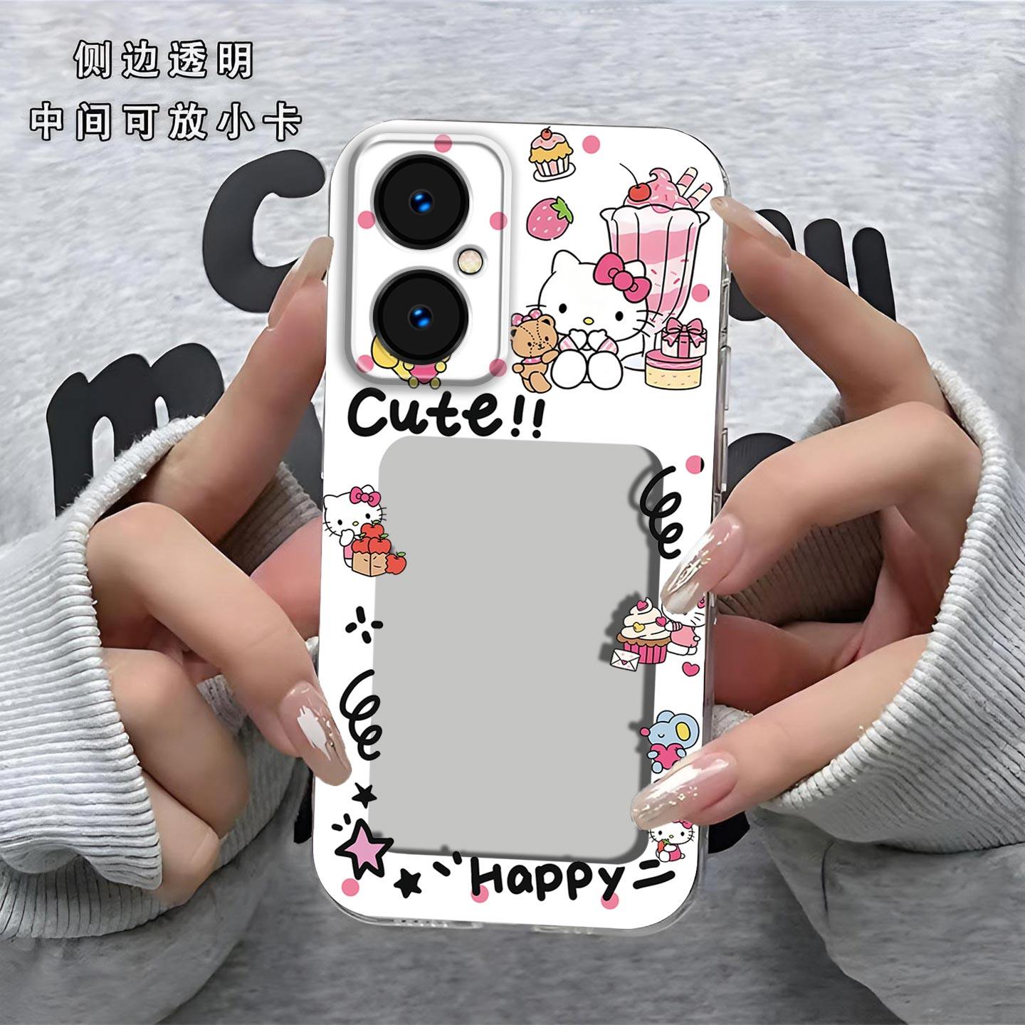 可爱KT猫相框可放照片适用于华为麦芒20.手机壳镜头全包TYH631M磨砂防摔软壳保护套直边小卡创意新款手机套潮