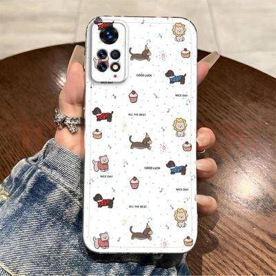 适用红米Note11EPro手机壳小米note11ePro镜头全包Redmi简约防摔可爱小狗狗硅胶软壳高级感保护套创意新款Por