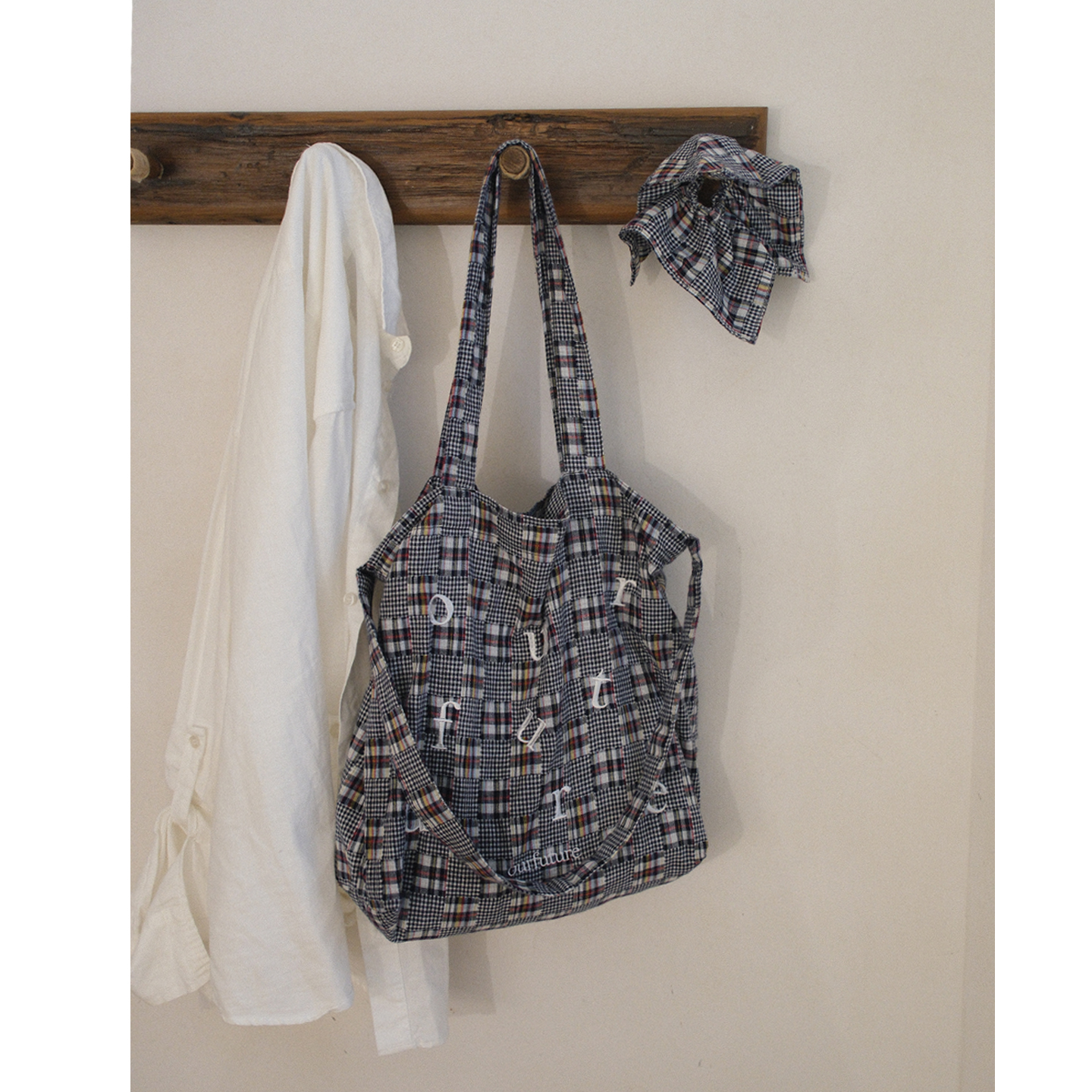 日系百家布单肩斜挎包包