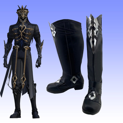 1402 原神愚人众执行官首席队长卡皮塔诺cos鞋二次元动漫展演出鞋