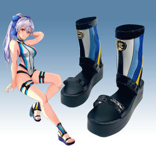 873 FGO泳装巴御前 cos鞋定制cosplay鞋来图还原定做二次元漫展