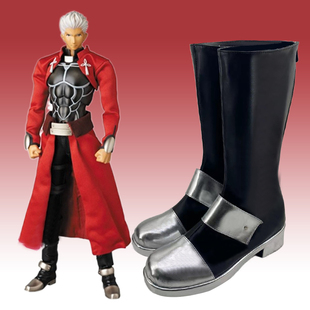 897 Fate Stay Night命运之夜 红AArcher英灵卫宫士郎cos鞋定制