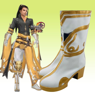 906 秦风二小姐cos鞋定制cosplay鞋定做动漫展订做二次元演出鞋靴