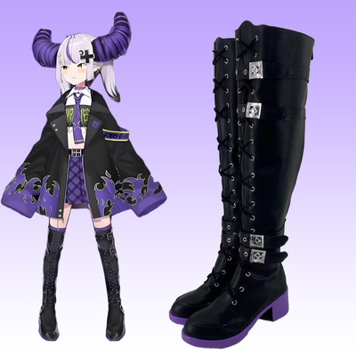 1918 JP拉普拉斯达克尼斯新衣装皮肤cos鞋定做Cosplay演出鞋来图