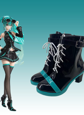 1440 初音未来16周年 cos鞋来图定制splay二次元动漫展演出鞋