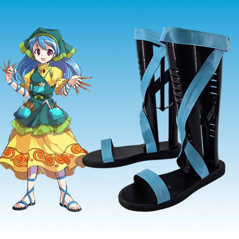 3731 东方Project埴安神袿姬cos鞋动漫展来图定制COSPLAY鞋演出鞋