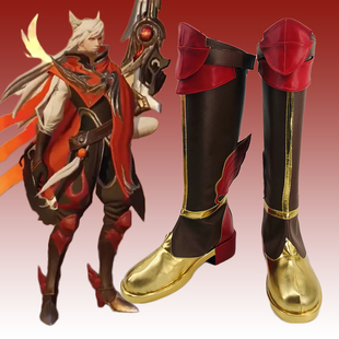 276王者荣耀 百里守约 朱雀志cos鞋cosplay鞋定做二次元来图定制