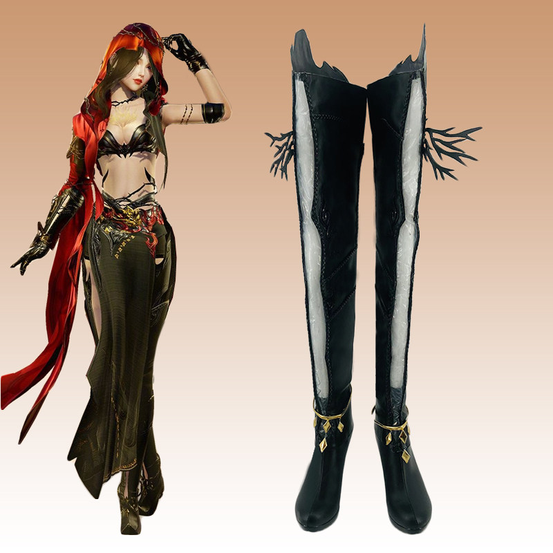 59剑网3新仙剑奇侠传三 晓天成女COS鞋cosplay鞋来图定制漫展定做