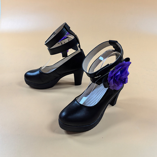 2521 bangdream Roselia凑友希那cos鞋Cosplay鞋二次元演出鞋定做