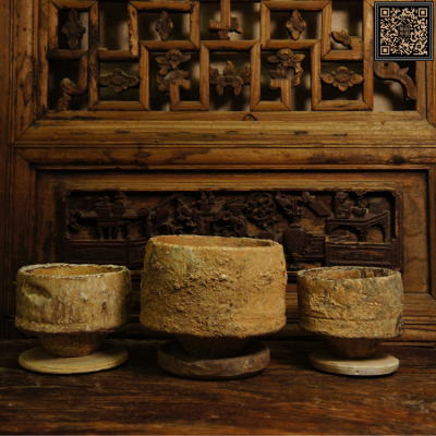 缺口多肉植物复古客厅摆件匣钵