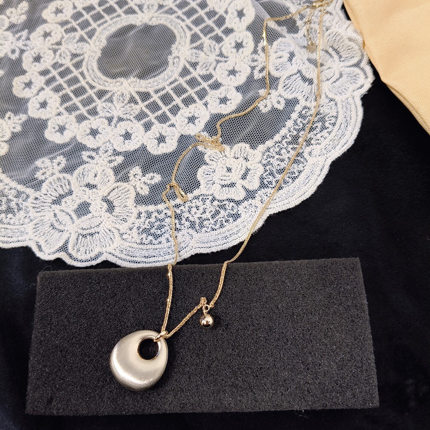 新款韩版时尚百搭气质复古金属钱袋项链轻奢小众秋冬潮长款毛衣链