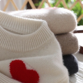 女童羊绒衫 康赛妮儿童羊绒衫 宝宝女童男童纯色山羊绒毛衣亲子装