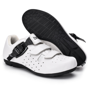 boodun新款无锁骑行鞋室外自行车运动骑行装备真皮透气骑行鞋