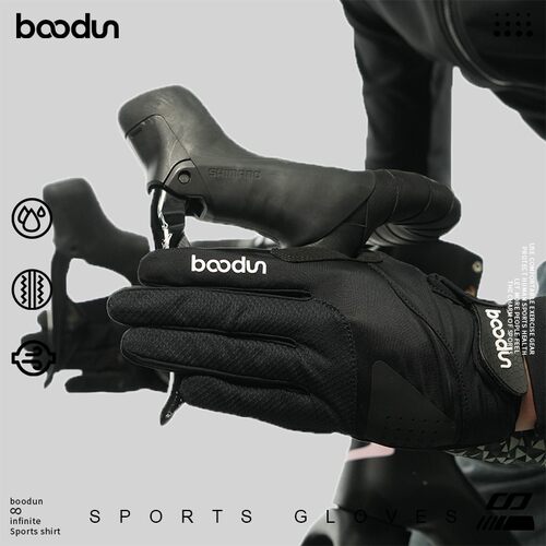 Boodun长指骑行手套防滑可触屏