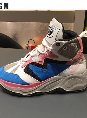 孤品特价MSGM时尚休闲厚底运动鞋