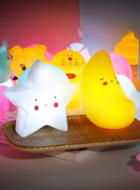 乐悠悠发光卡通可爱创意小夜灯
